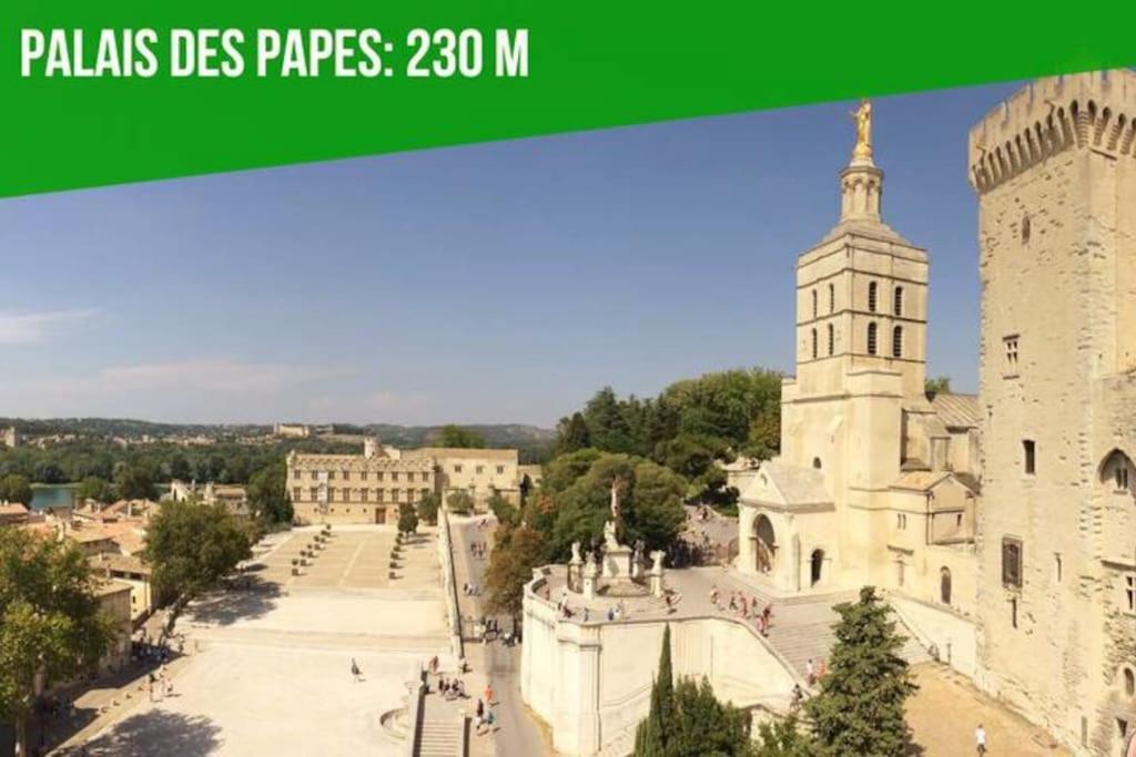 Aux Marches Du Palais - Ac Clim - Spacieux - Terrasse - Wifi أفينيون المظهر الخارجي الصورة